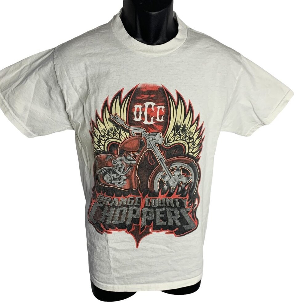 Vintage Mens Orange County Choppers Crewneck Short Sleeve Shirt M